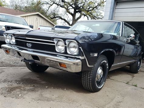 1968 Chevrolet Chevelle Blue Rwd Manual Ss396 Classic Chevrolet