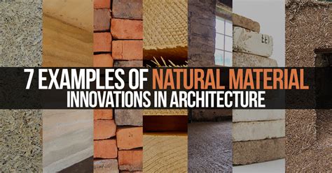 7 Examples Of Some Natural Material Innovations In Architecture Rtf