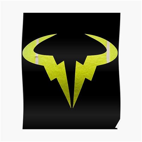 Rafael Nadal Logo Posters Redbubble