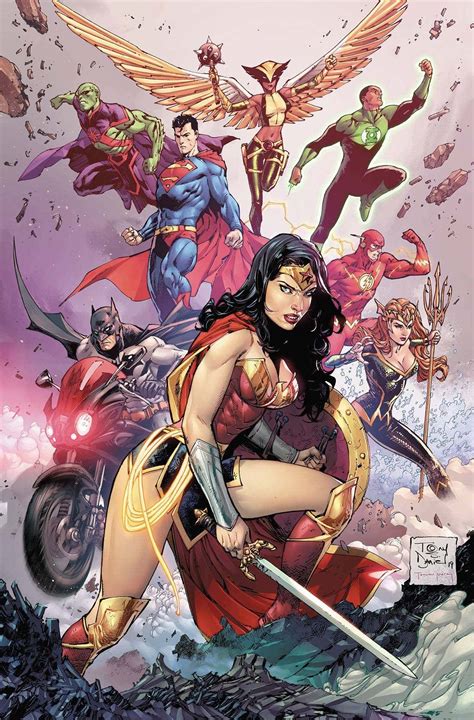 The justice league has decades of comic book history behind it, from comics greats like grant morrison, mark waid, and more. Justice League #37 (Daniel Variant) | Dc comics art, Dc ...