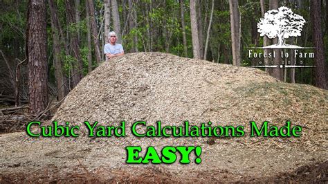 Cubic Yard Calculations Made Easy Youtube