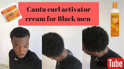 Cantu Curl Activator Cream For Black Men Youtube