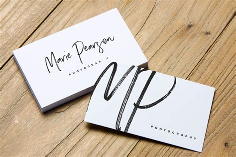 Download 2 Free Business Card Mockups - CreativeBooster