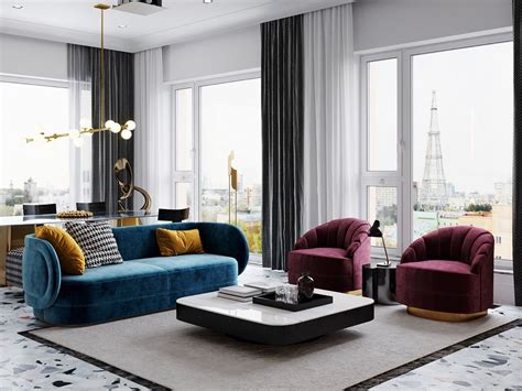 3 Home Interiors With Modern Elegance Furniture Design Living Room