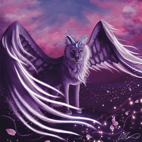 Mythical Wolf With Wings Winged Wolf Wikia Giyarisyah