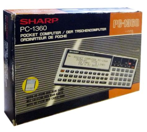 Sharp Pc 1360 Computer Computing History