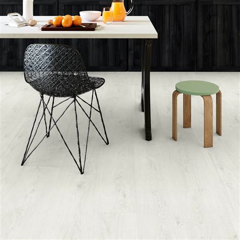 Essential Vitality White Oiled Oak Laminate Flooring 8mm | Tile Mountain