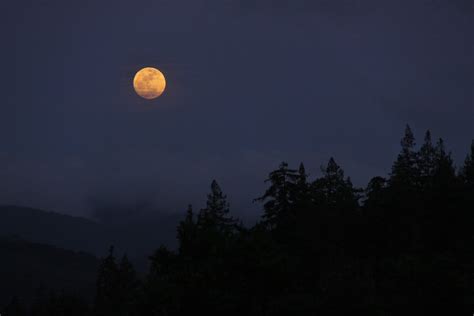 Moonrise Evening Moonrise Directly Over Loma Prieta Eric Miraglia