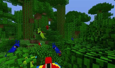 On its own, a tamed parrot can also fly to and perch on the player's shoulder, unless it has been told to sit. Minecraft 1.12 - World Of Color | Minecraft Článek