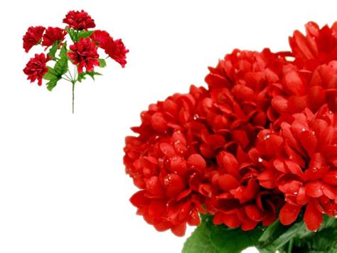 84 silk chrysanthemum red silk flowers factory