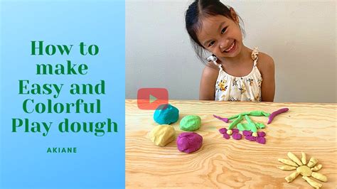 Diy Homemade Play Dough How To Make Colorful Play Dough Youtube