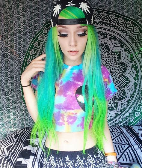 25 Green Hair Color Ideas You Have To Try Green Hair Colors Green Hair Mermaid Hair Color