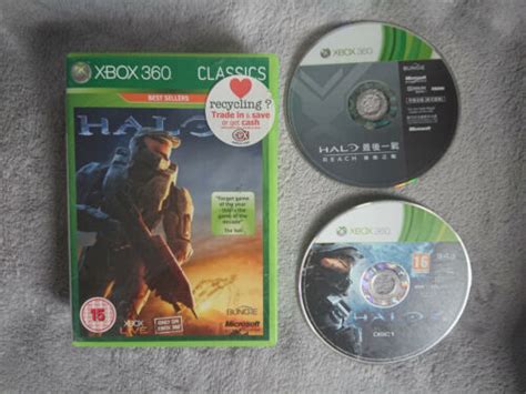 Halo 3 And Halo 4 And Halo Reach Game Bundle Xbox 360 Consoles 882224807661