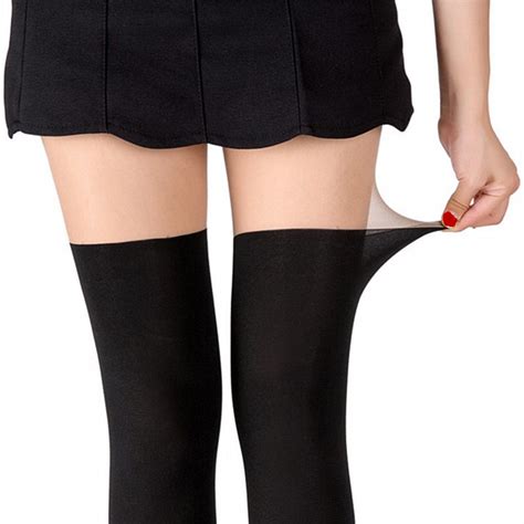 women black temptation sheer mock suspender tights cat pantyhose stockings cool mock over the