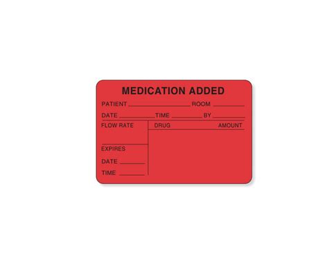 Paper Medication Added Label Pdc 59704609