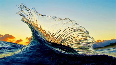 Hawaiian Wave At Sunset Rpics