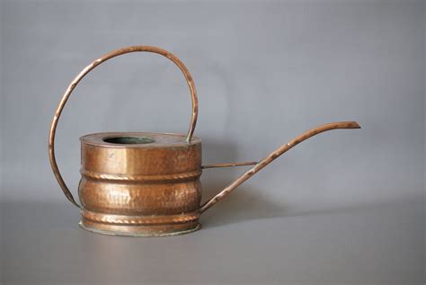 COPPER WATERING CAN, Large Copper Watering Can, Vintage Copper Watering Can, Indoor Watering Can ...