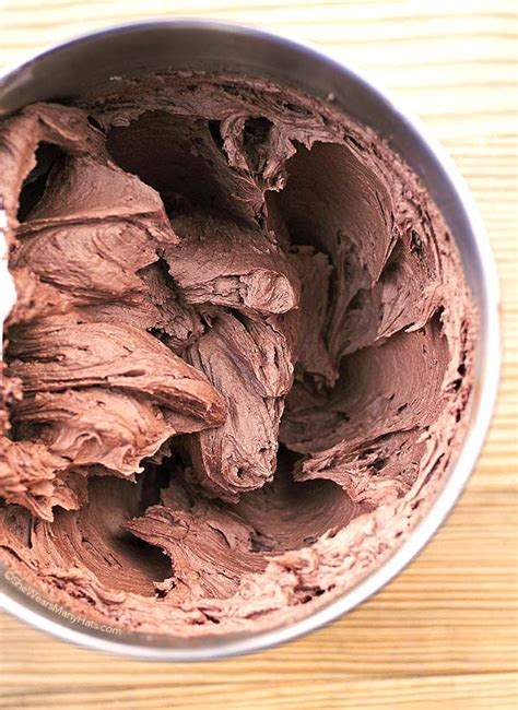 Maybe you would like to learn more about one of these? Dark Chocolate Buttercream Frosting Recipe | She Wears ...
