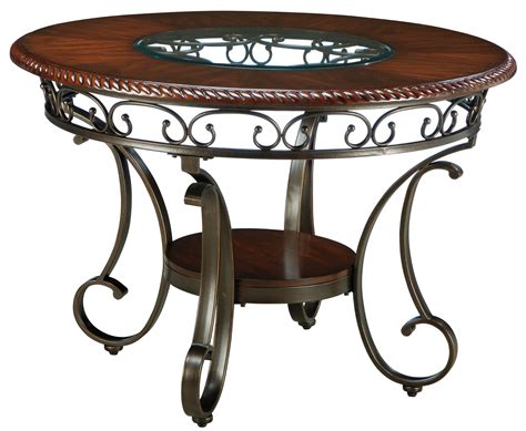 Glambrey Round Dining Room Table From Ashley D329 15 Coleman Furniture