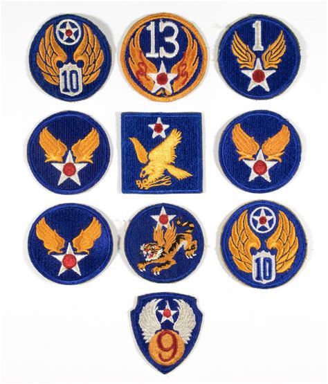 Lot Us Army Air Corps Insignia 10