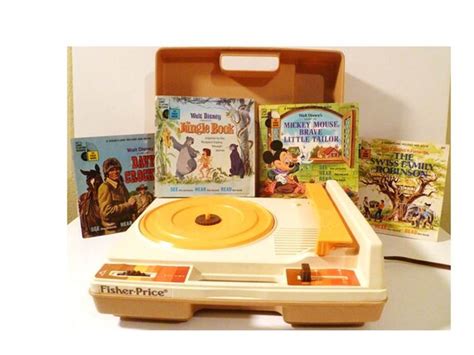 Vintage Record Player Fisher Price Disney Records By Clearlyrustic