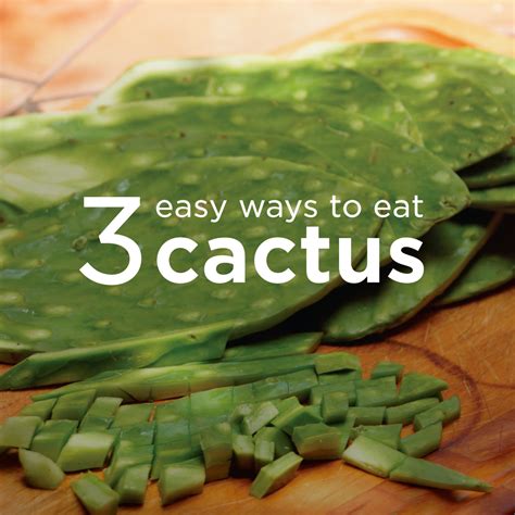 It really depends on which apple juice you buy. 3 easy ways to eat cactus (infographic) | Cactus recipe ...