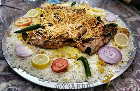 مطعمالمملكه المزاحميه طبخ اكل مضبي رز مندي شعبي تصوي