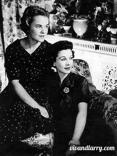 Vivien Leigh And Her Daughter Suzanna