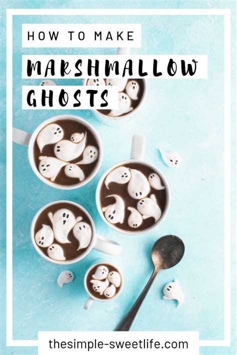 Marshmallow Ghosts Recipe Marshmallow Halloween Recipes Easy Treats