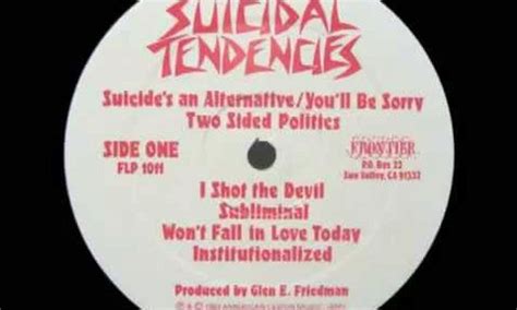 Suicidal Tendencies Suicidal Tendencies Lp Music Mania Records Ghent