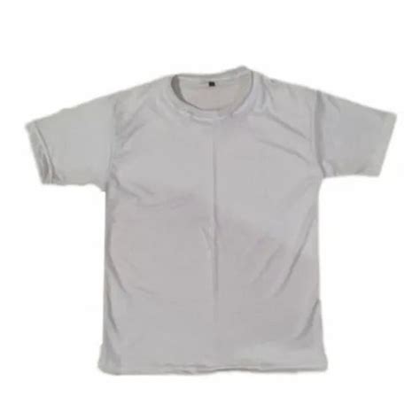 Cotton Half Sleeve Men White Plain T Shirt At Rs 80 In Nagpur Id