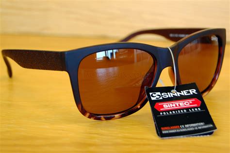 Sinner Eyewear Sunglasses Capo Shiny Brown Tortoise Frame With Brown