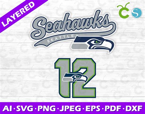 Seahawks Svg Seattle Seahawks 20 Svg Png Images Seattle Etsy