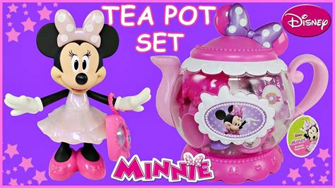 Disney Minnie Mouse Bowtastic Tea Pot Set~daisy~tea Party Set Youtube