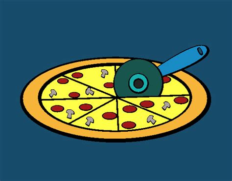 Dibujo De Pizza Pintado Por En Dibujos Net El D A A Las