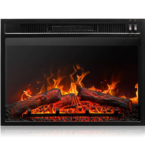 Belleze 23 1400w 3d Infrared Embedded Fireplace Electric Insert Heater