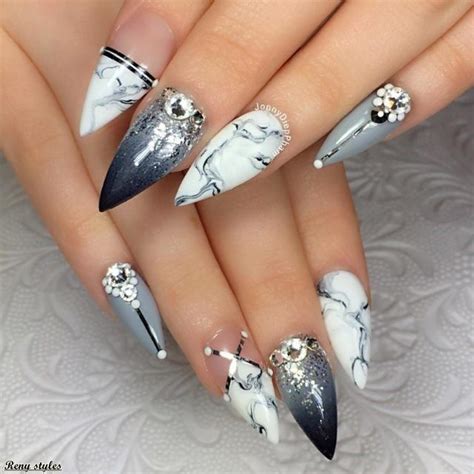 15 Trendy And Tasteful Marble Nails Youll Love Reny Styles