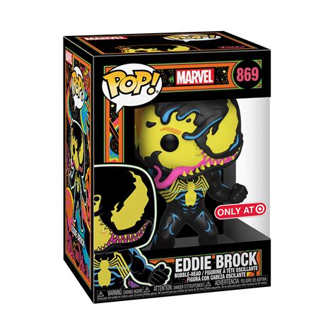 Eddie Brocks Marvel Black Light Pop Pop Figures