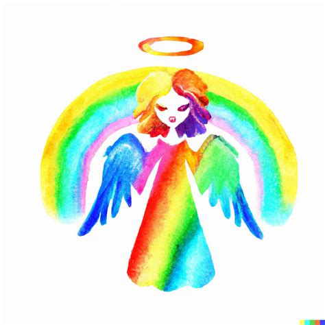 Rainbow Angel By Szerglinka On Deviantart