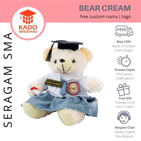 Jual Boneka Wisuda Teddy Bear Seragam Sma Kado Wisudaku Di Lapak Kado