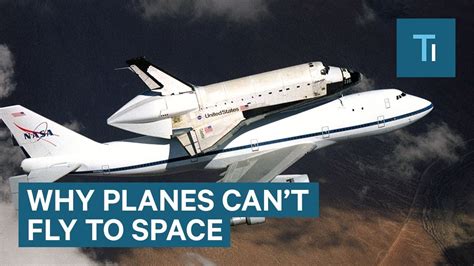 Why You Cant Fly A Plane In Space Youtube