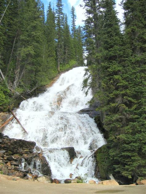 Montana Waterfall Stock Photo Image Of Waterfall Montana 39114920