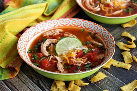 Easy Chicken Taco Soup Just A Pinch Recipes