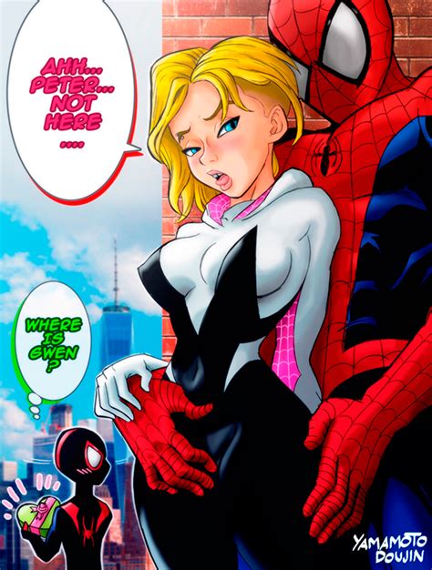 Rule If It Exists There Is Porn Of It Yamamoto Doujin Gwen Stacy Miles Morales Peter