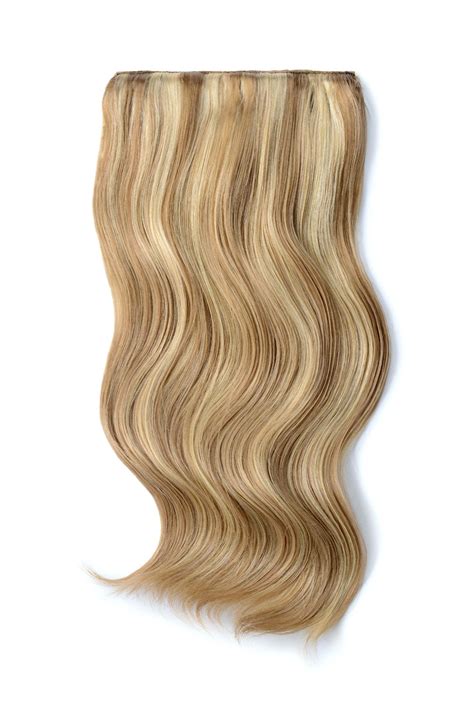 Biscuit Blondey 18613 Double Wefted Set Clip In Hair Extensions