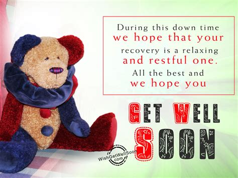 It is a sweet little card and shows the recipient you. Get Well Soon Wishes For Kids Pictures, Images