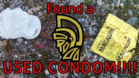 we found a used condom in the woods youtube
