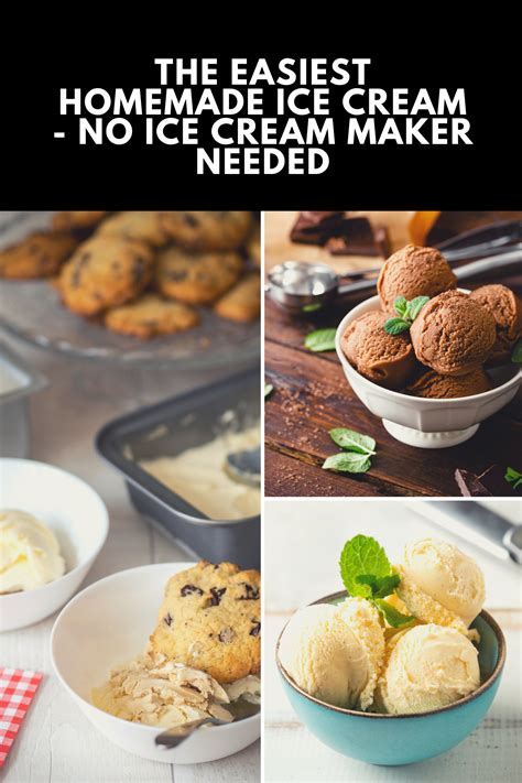Homemade Ice Cream Without A Ice Cream Maker Recipe Homemade Ice Cream Homemade Ice Food
