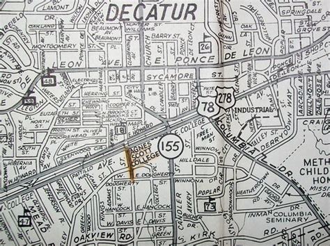 Decatur Ga 1963 Map By Dolph Map Co Davecito Flickr