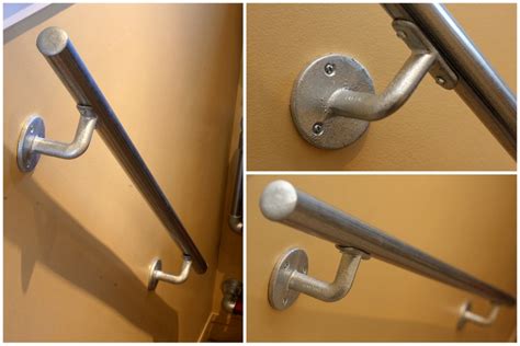 Railing of glass | glass railing design for stairs. Interior Industrial Pipe Handrail | Simplified Building